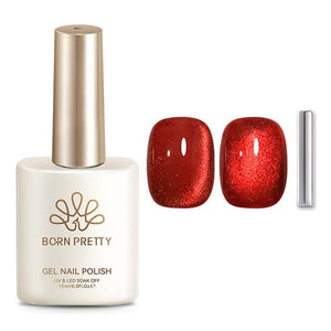 Cat Magnetic Gel MY217 Kiss of Ruby 15ml Gel Nail Polish BORN PRETTY