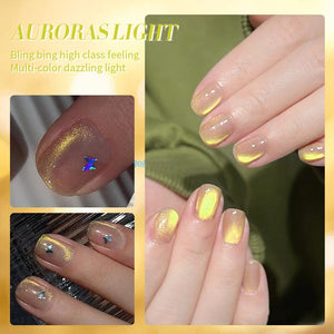 Auroras Cat Magnetic Gel Polish MY92 Angel Tears 10ml Gel Nail Polish BORN PRETTY