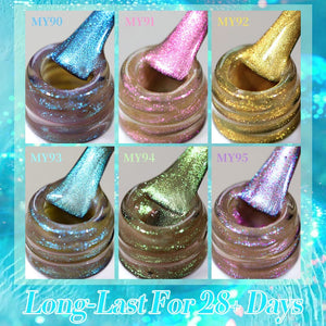 Auroras Cat Magnetic Gel Polish MY93 Angel Tears 10ml Gel Nail Polish BORN PRETTY