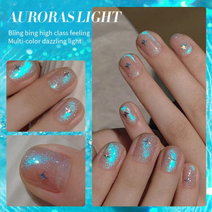 Auroras Cat Magnetic Gel Polish MY93 Angel Tears 10ml Gel Nail Polish BORN PRETTY