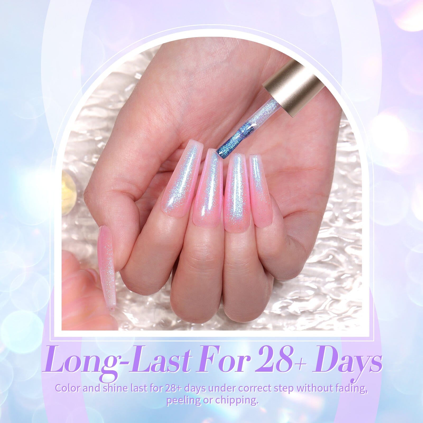 6 Colors Jelly Gel Set Pearl Eif 7ml Gel Nail Polish BORN PRETTY