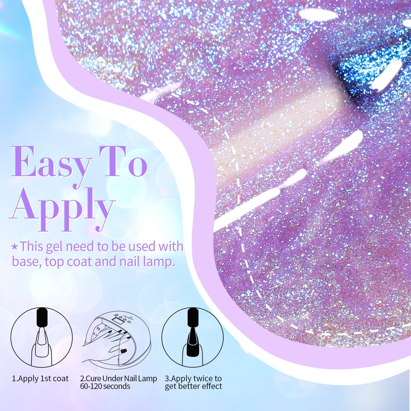 6 Colors Jelly Gel Set Pearl Eif 7ml Gel Nail Polish BORN PRETTY