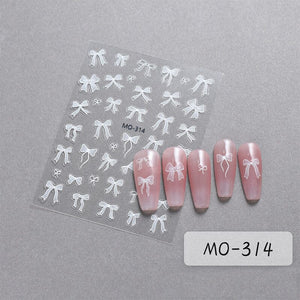 Bowknot 3D Nail Sticker MO-314 Nail Art No Brand