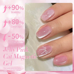 Jelly Pink Cat Magnetic Gel Polish 15ml Gel Nail Polish BORN PRETTY