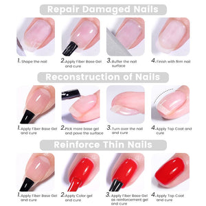 Fiber Rubber Base Gel 150g Base & Top Coat UR SUGAR