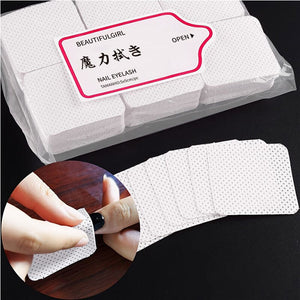 300pcs White Lint Free Nail Wipes Nail Care No Brand