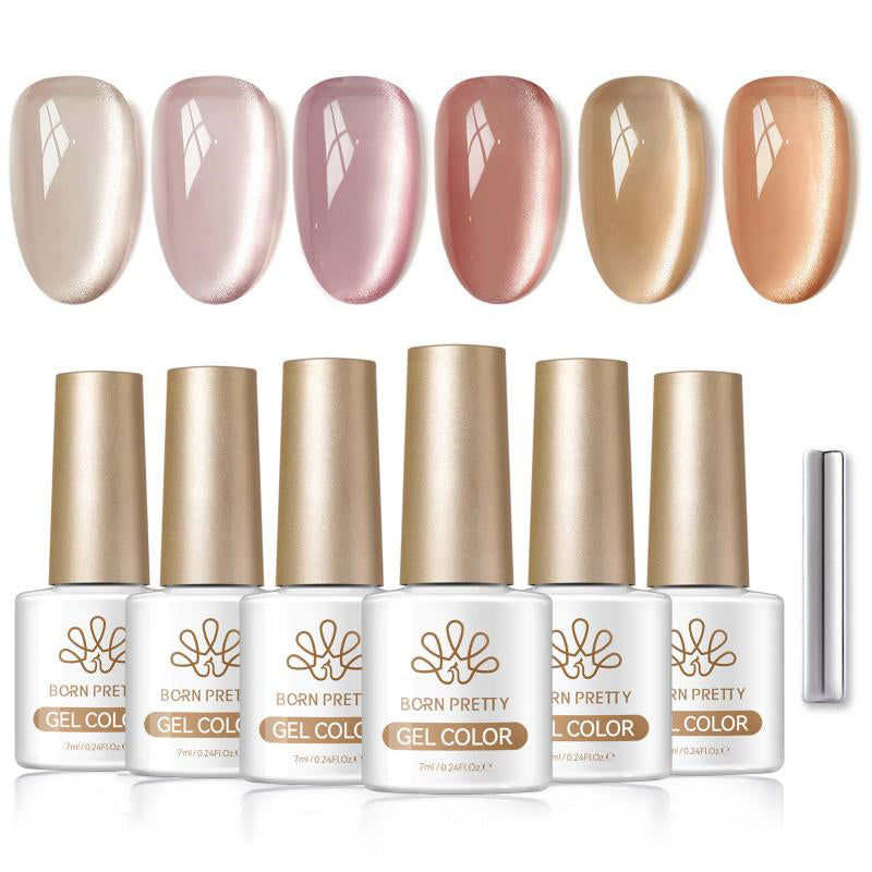 🎁 6 Colors Moonlight Cat Magnetic Gel M29 Autumn Scent 7ml (100% off)