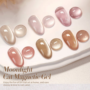 6 Colors Moonlight Cat Magnetic Gel Polish Set 7ml Gel Nail Polish BORN PRETTY