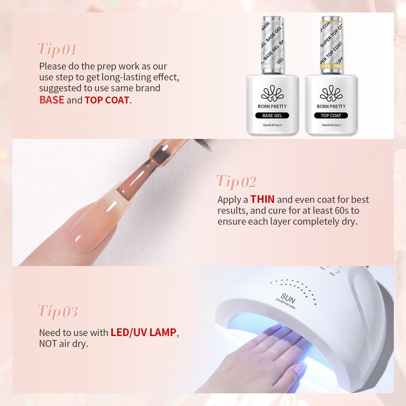 Milky Jelly Gel Polish #18 Blush Pink 15ml Gel Nail Polish BORN PRETTY