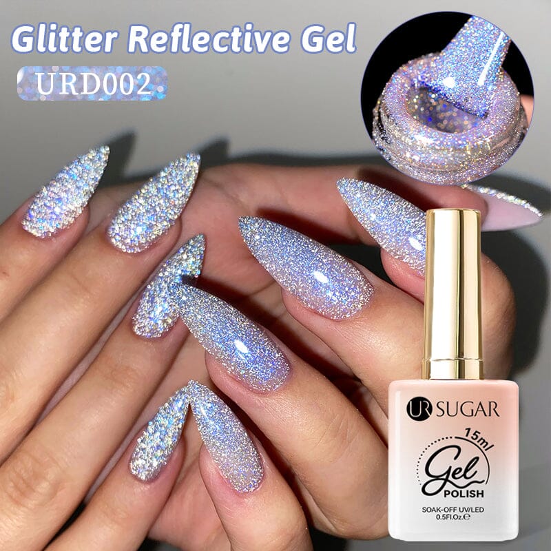 Glitter Reflective Gel 15ml Gel Nail Polish UR SUGAR URD002