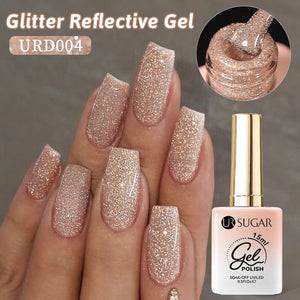 Glitter Reflective Gel 15ml Gel Nail Polish UR SUGAR URD004