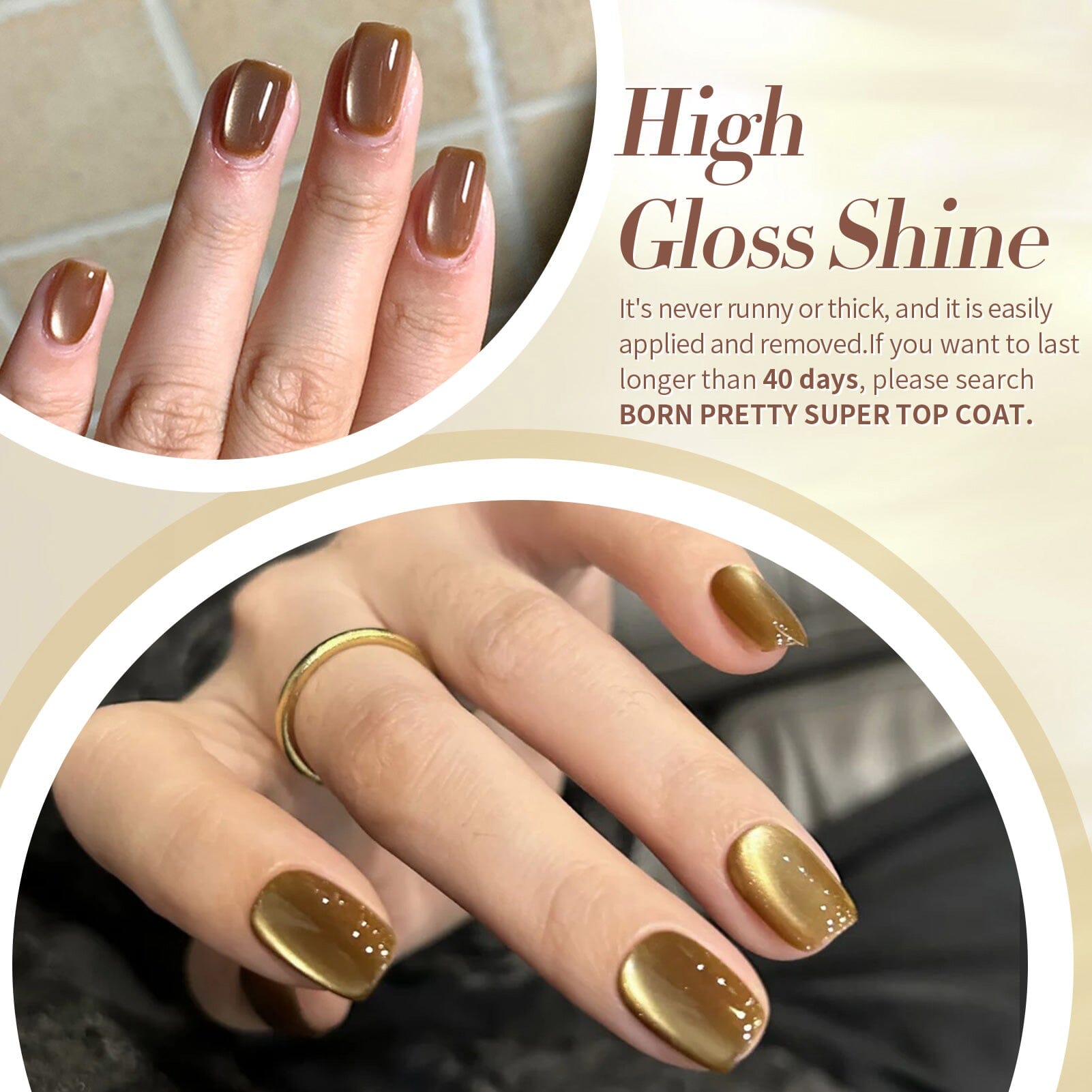 6 Colors Cat Magnetic Gel Mystic Twilight 7ml Gel Nail Polish BORN PRETTY