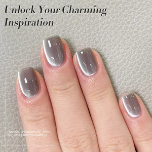 Moonlight Cat Magnetic Gel - Gray 15ml Gel Nail Polish BORN PRETTY