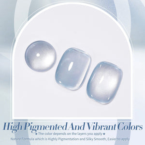 Blue Moonlight Cat Magnetic Gel 15ml Gel Nail Polish BORN PRETTY