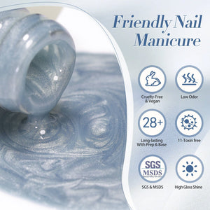 Blue Moonlight Cat Magnetic Gel 15ml Gel Nail Polish BORN PRETTY