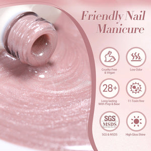 Milky Pink Cat Magnetic Gel Polish 15ml Gel Nail Polish BORN PRETTY