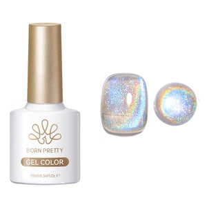 Auroras Cat Magnetic Gel MY358 Rainbow Candy 10ml Gel Nail Polish BORN PRETTY