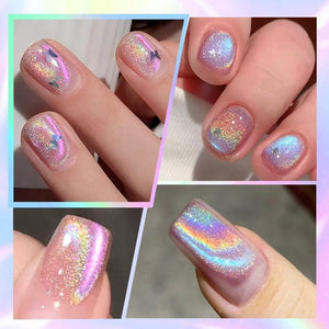 Auroras Cat Magnetic Gel MY360 Rainbow Candy 10ml HEMA/TPO FREE Gel Nail Polish BORN PRETTY