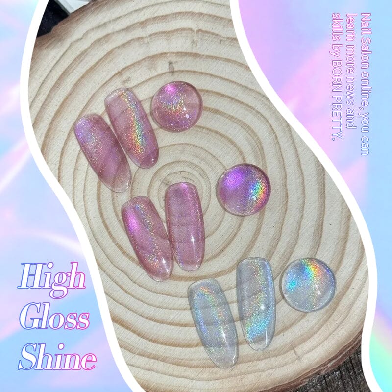 Rainbow Auroras Cat Magnetic Gel 10ml Gel Nail Polish BORN PRETTY