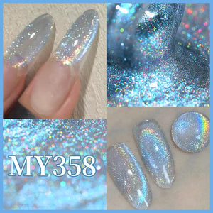 Auroras Cat Magnetic Gel MY358 Rainbow Candy 10ml HEMA/TPO FREE Gel Nail Polish BORN PRETTY