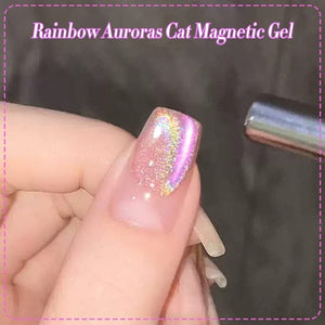 Auroras Cat Magnetic Gel MY356 Rainbow Candy 10ml HEMA/TPO FREE Gel Nail Polish BORN PRETTY