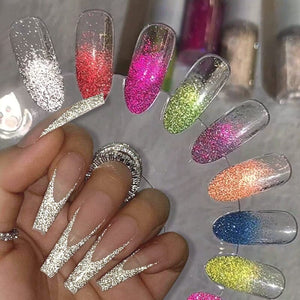 Reflective Glitter Powder Nail Art No Brand