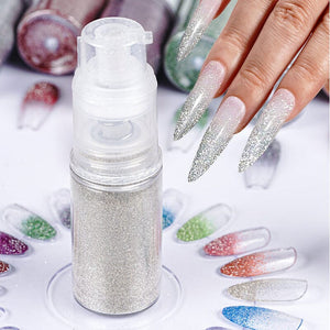 Reflective Glitter Powder Nail Art No Brand
