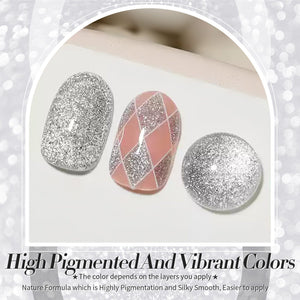 Silver Platinum Cat Magnetic Gel Polish 15ml Gel Nail Polish BORN PRETTY