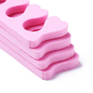 2pcs Pink Soft Sponge Finger Toe Separator Nail Tools BORN PRETTY
