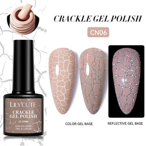 Crackle Gel Polish 7ml Gel Nail Polish LILYCUTE CN06