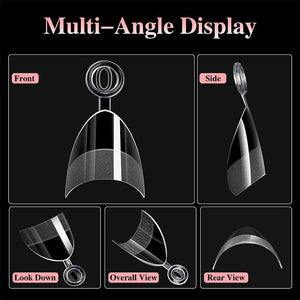 120/240pcs Half Cover Matte Short Almond Nail Tips Nail Tips No Brand