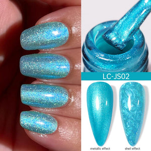Metallic Gel Polish 7ml Gel Nail Polish LILYCUTE LC-JS02