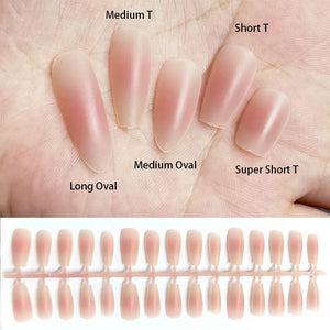 30pcs Press on Nails Matte XS+S+M Sizes Fake Nail Tips Nail Tips No Brand
