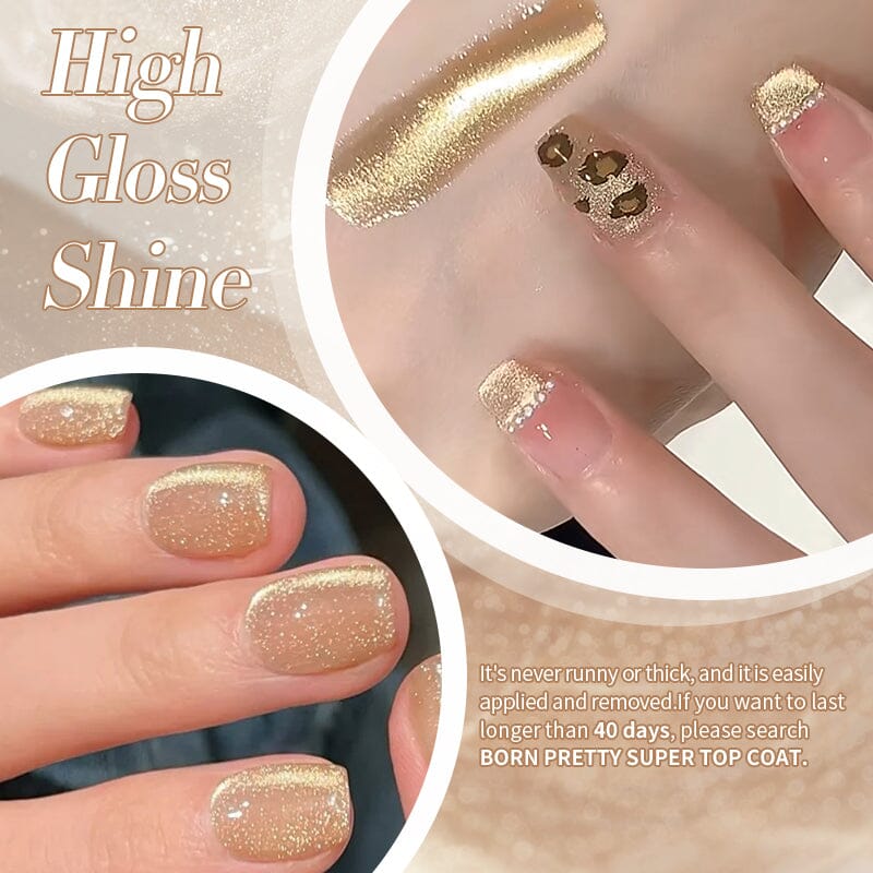 Gold Cat Magnetic Gel Polish GC02 Classic Poetry 10ml Gel Nail Polish BORN PRETTY