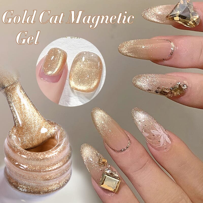 Gold Cat Magnetic Gel Polish GC02 Classic Poetry 10ml Gel Nail Polish BORN PRETTY