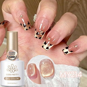 Gold Cat Magnetic Gel MY214 Classic Poetry 10ml Gel Nail Polish BORN PRETTY