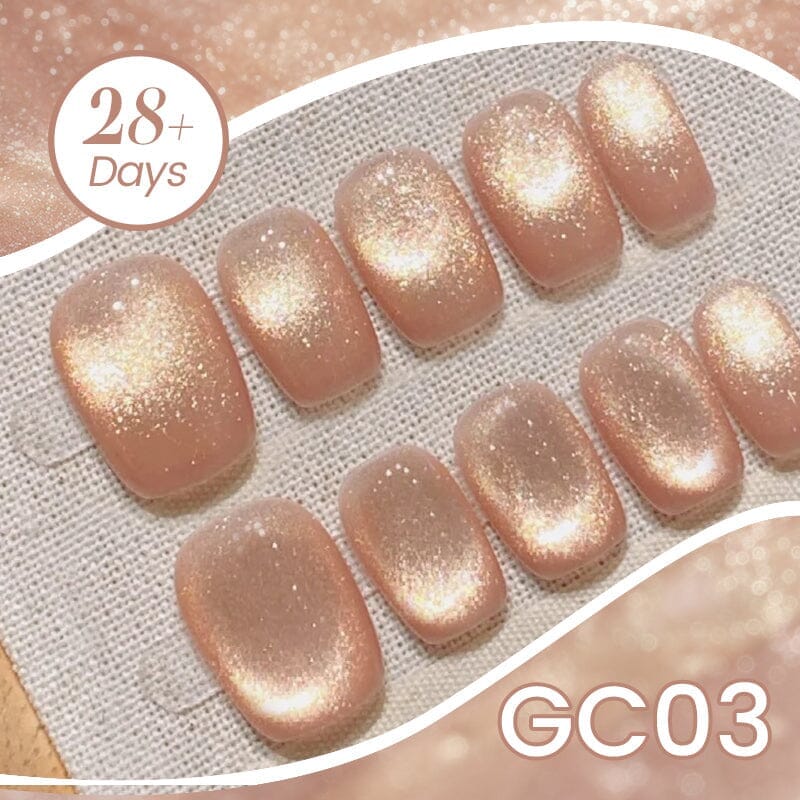 10ml Gold Cat Magnetic Gel GC03 Gel Nail Polish BORN PRETTY