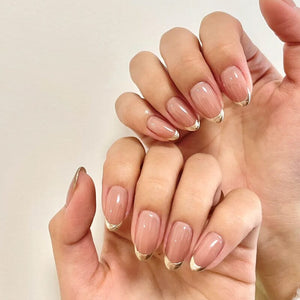 24pcs DY1312-B7 Almond Press on Nails Nail Tips No Brand