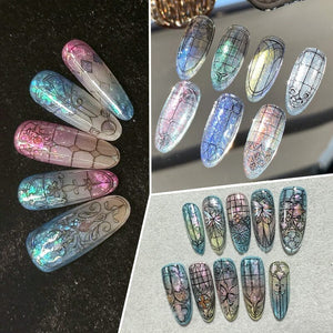 CHURCH WINDOW-N12 Nail Stamping Plate Stamping Nail BORN PRETTY