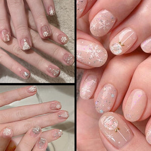 Christmas 5D Nail Stickers to4483 Silver Nail Sticker No Brand