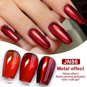 3pcs Metal Effect Gel Set #11 Gel Nail Polish BORN PRETTY