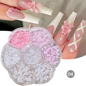 Resin Bowknot #04 Nail Decoration in Wheel Nail Art No Brand