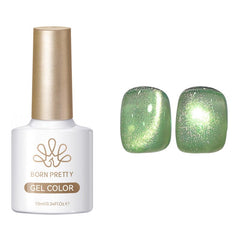 Green Cat Magnetic Gel Wizard of Oz MY224 10ml Gel Nail Polish BORN PRETTY