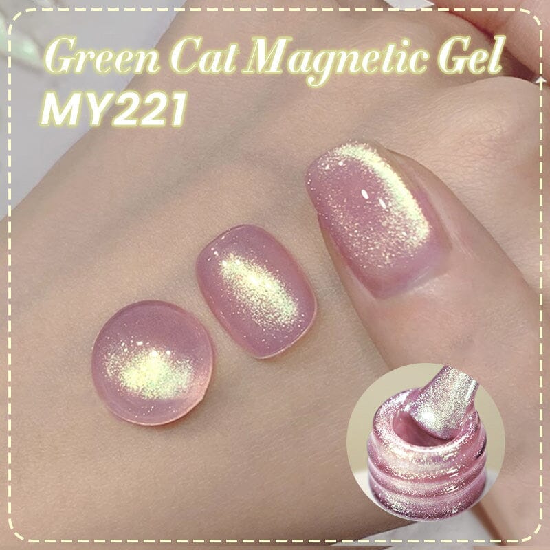 Green Cat Magnetic Gel Wizard of Oz 10ml Gel Nail Polish BORN PRETTY MY221