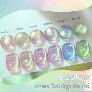Green Cat Magnetic Gel Polish 10ml Gel Nail Polish BORN PRETTY