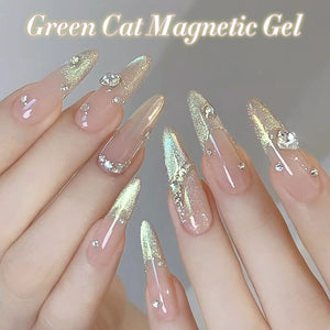 Green Cat Magnetic Gel GCM04 10ml Gel Nail Polish BORN PRETTY