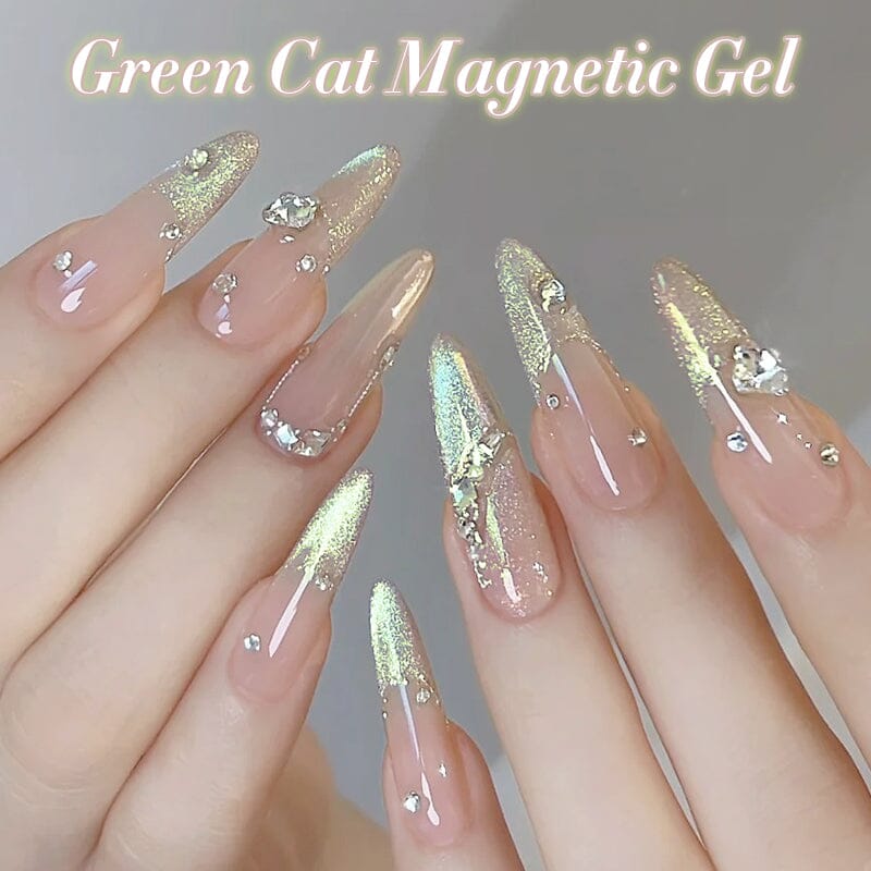 Green Cat Magnetic Gel GCM04 10ml Gel Nail Polish BORN PRETTY