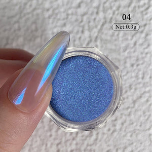 Pearlescent Powder Nail Art No Brand 04