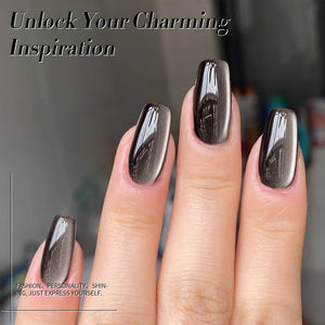 Black Glass Cat Magnetic Gel Polish 15ml Gel Nail Polish BORN PRETTY