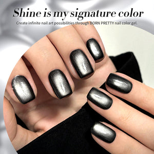 Black Glass Cat Magnetic Gel Polish 15ml Gel Nail Polish BORN PRETTY